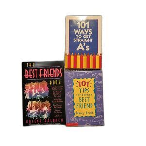 Vintage 90s Tween Book Lot Best Friends School Advice Books